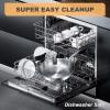 image12 Inch TriPly Stainless Steel Frying Pan Skillet Induction Cooking Pan Dishwasher and Oven Safe Fast ampamp Even Heat Heavy Duty and Detachable Handle