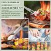 image20PCS Griddle Accessories Kit Flat Top Grill Accessories Set for Blackstone and Camp Chef Grill Spatula Set with Enlarged Spatulas Basting Cover lron Smash Burger Press for Outdoor Barbecue