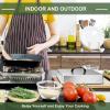 image2pcs Rectangular Basting Cover Stainless Steel Cheese Melting Dome Steaming Cover Lid Commercial Grade Heavy Duty Griddle Grill Accessories for Flat Top Grill Cooking