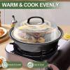 imageCheese Melting Dome Set of 212 Inch Round Basting Cover  Stainless Steel  Metal Steam Cover  Griddle Accessories for Flat Top Grill Cooking Indoor or Outdoor