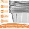 imageEWFEN 100 Pack Blackstone Griddle Accessories Grease Catcher Cup Liners Aluminum Foil Drip Pan Disposable for 17quot 22quot 28quot 36quot Blackstone Griddle Drip Tray Holder Grill Rear Grease Cup Liners