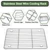 imageEWFEN Baking Set Stainless Steel Sheet Pan with Cooling Rack ampamp Silicone Mat Set MultiSize 3 Sheets  3 Racks  3 Mats Warp Resistant ampamp Heavy Duty Easy CleanGray