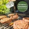 imageEWFEN Smash Burger Kit Cast Iron Press Spatula Seasoning Shaker and Patty Papers Flat Top Griddle Grill Cooking Outdoor Barbecues