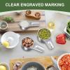 imageMeasuring Cups and Spoons Set of 20 7 Stainless Steel Nesting Measuring Cups ampamp 7 Spoons 1  Leveler ampamp 5 Mini Measuring Spoons for Cooking ampamp BakingRound