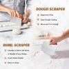 imageSourdough Proofing Basket Gift Set 9quot Round and 10quot Oval Banneton Bread Baking Supplies Sourdough Baskets with Bread Lame Danish Whish Bowl Scraper Sourdough Scraper and Linen Liners