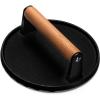 imageEWFEN Burger Press 7quot Round HeavyDuty Cast Iron Smash Bacon Press Meat Steak with Wood Handle for Griddle Sandwich Nonstick PanCast Iron Round