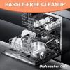 image:imageEWFEN 12 Inch TriPly Stainless Steel Frying Pan Compatible with All Cooktops Up to 600 Large Frying Pan with lids InductionReady Skillet Dishwasher and Oven Safe Even Heat 12 Saute PanLid12 Saute Pan