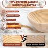 image:imageEWFEN Sourdough Starter Kit with Enamel Cast Iron Pot Complete Sourdough Bread Baking Supplies Round amp Oval Bread Proofing Basket with 34 Oz Starter Jar Bread Making Tools Kit