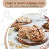 image:imageEWFEN Sourdough Starter Kit with Round amp Oval Banneton Complete Sourdough Bread Baking Supplies Bread Proofing Basket with Starter Jar Bread Making Tools Kit for Beginners amp Bakers9Piece Kit