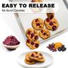 image:imageHalf Sheet Pans with Rack Set 13 Inch Commercial Quality Baking Sheet Pan Set Natural Aluminum Cookie Sheet Warp Resistant Nonstick Thick Cookie Tray Pans for Baking Roasting18 Inch