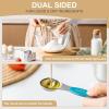 image:imageStainless Steel Measuring Cups amp Spoons Set EWFEN Kitchen Tools Nesting Measuring Cups and Spoons Fits in Spice Jars for Baking amp Cooking BPA Free Set of 15 with Leveler BlackMulticolor Spoons