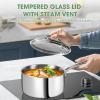 image:imageTriple Ply Stainless Steel Pots and Pans Set EWFEN 12 Piece Induction Cookware Set Oven Dishwasher Safe  Frying Pans Saucepans Saute Pan amp Stock Pot PFOA Free Kitchen Skillet Gold11 Pieces