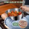 image:imageTriple Ply Stainless Steel Pots and Pans Set EWFEN 12 Piece Induction Cookware Set Oven Dishwasher Safe  Frying Pans Saucepans Saute Pan amp Stock Pot PFOA Free Kitchen Skillet Gold11 Pieces