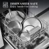image:imageEWFEN Stainless Steel Cookware Set 3 Ply 17 Piece Stainless Steel Pot and Pan Set Oven Dishwasher Safe  Induction Compatible Frying Pans Saucepans Saute Pan amp Stock Pot PFOA PTFE amp PFOS Free
