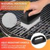 image:imageGriddle Cleaning Kit for Blackstone Flat Top Grill Accessories Cleaner Tool Set Grill Stone Griddle Scraper Scouring Pad and Handles Multifunctional Griddle Accessories Easy to Remove Stain
